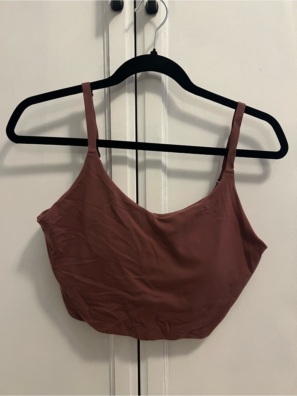 Athleta Dusty Rose Mauve Cropped Cami Tank